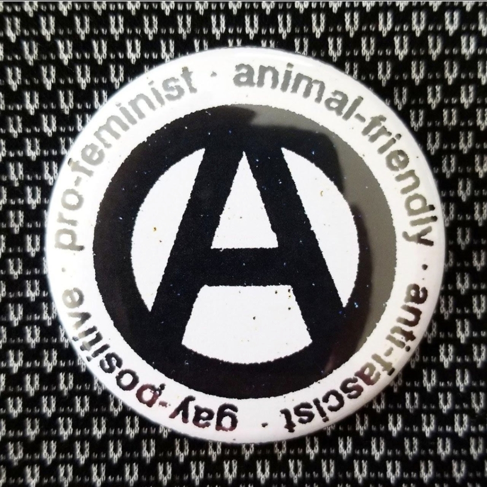 2.25 inch anarchy button badge pin